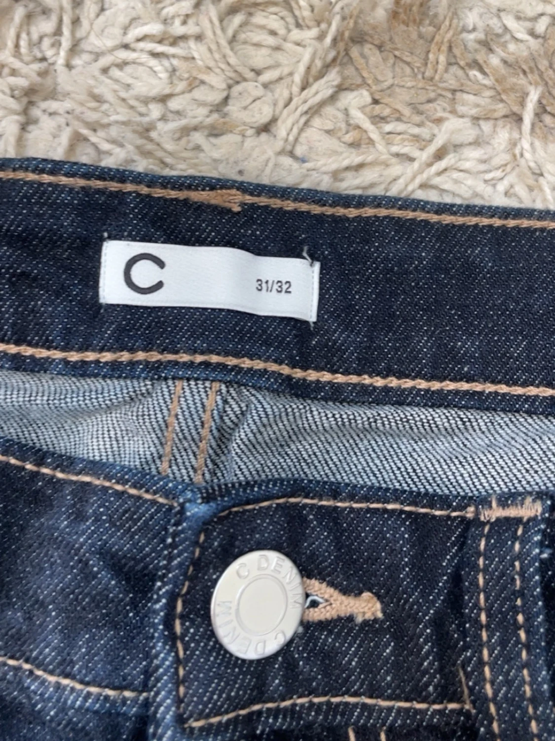 Mörkblå raka jeans 31/32 - 1