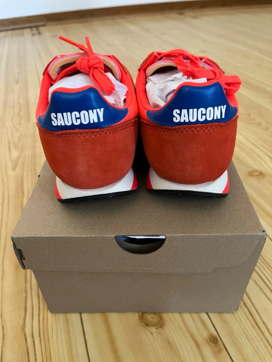 Saucony röda och blå sneakers - 3