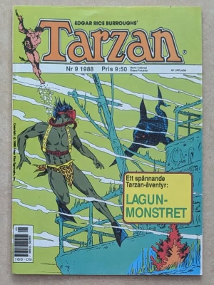 Tarzan serietidning  - Nr 9 , år 1988