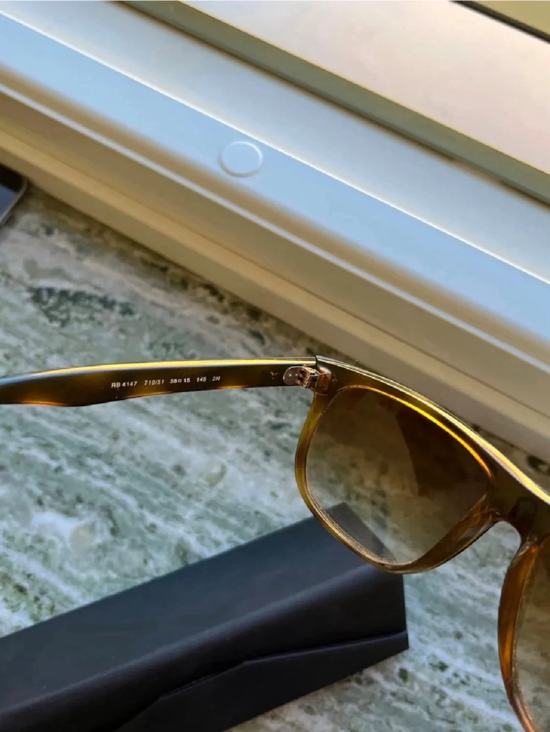 Bruna Wayfarer solglasögon Ray-Ban - 3