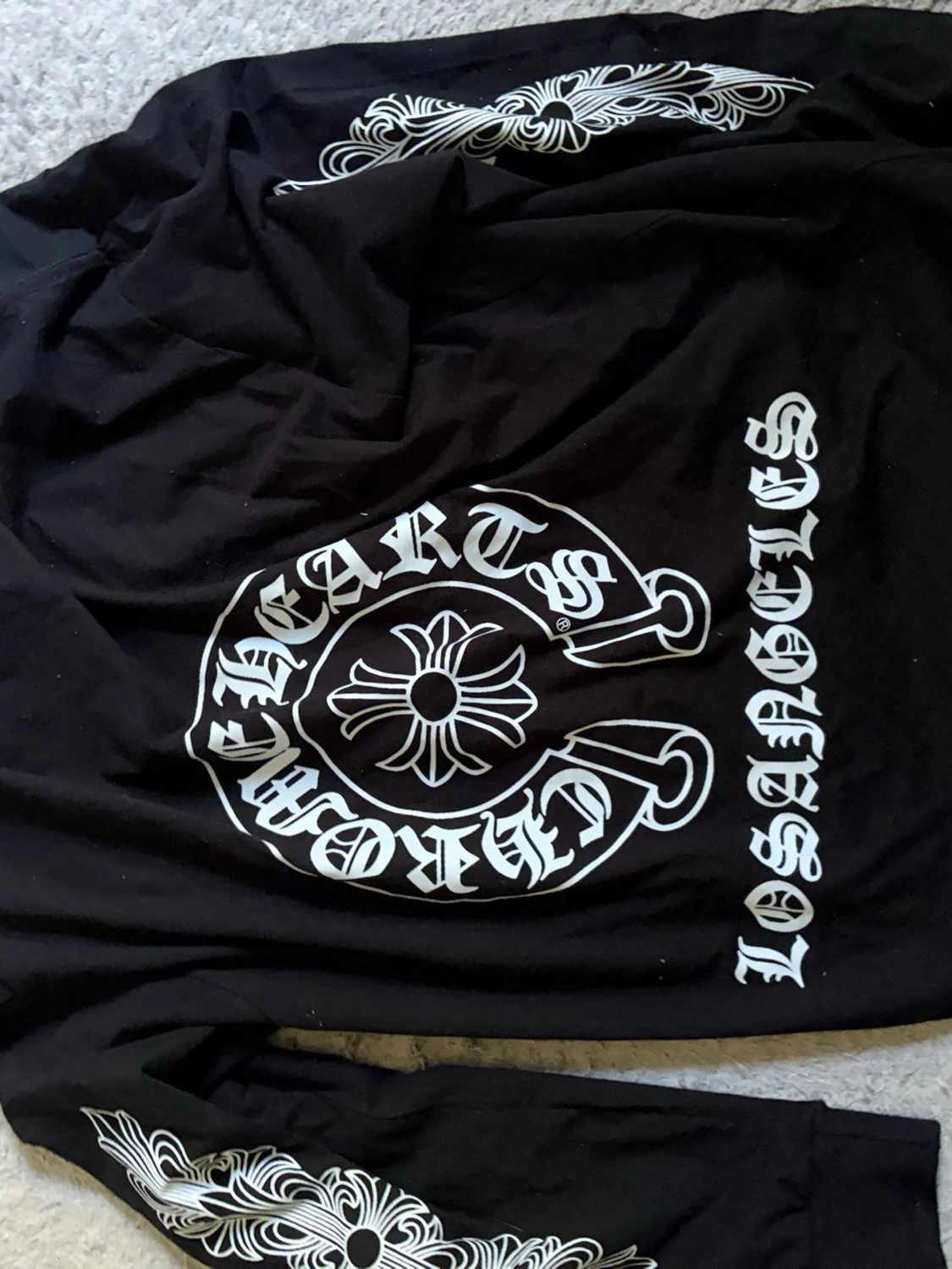 Svart långärmad t-shirt Chrome Hearts - 2