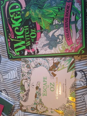 Målarböcker med wicked  - Målarböcker med wicked aldrig använda