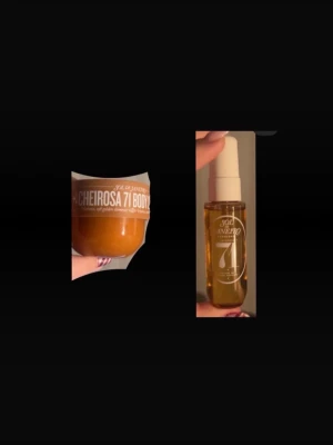 Sol de Janeiro Cheirosa 71 duo - Säljer ett set med Sol de Janeiro Cheirosa 71 Body Cream i en rund. 30ml spray och full size kräm. Båda har en varm, karamellbrun färg och doftar sött och lyxigt. Perfekt för dig som älskar brasiliansk hudvård.