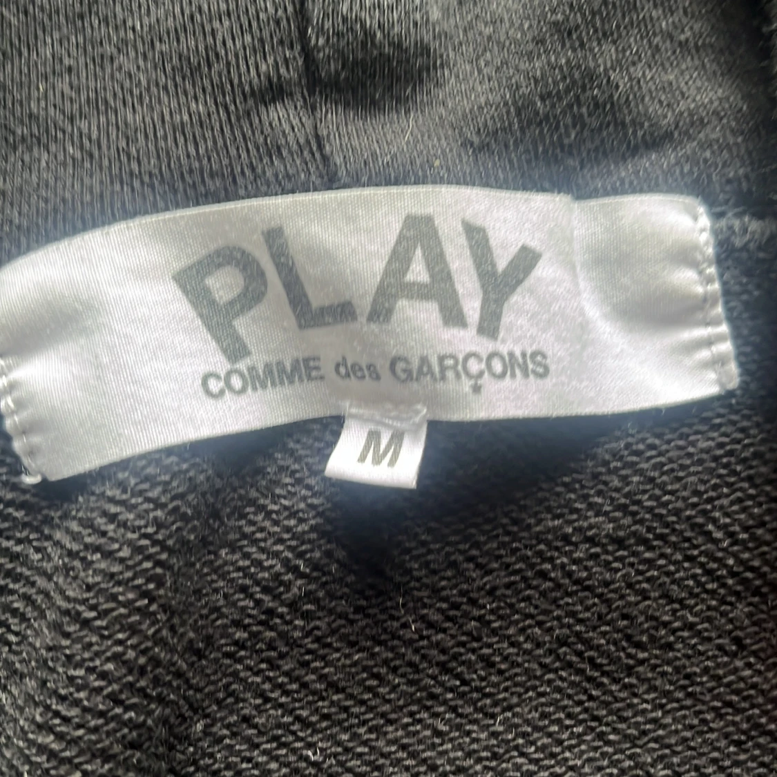 Svart hoodie Comme des Garçons Play M - 2