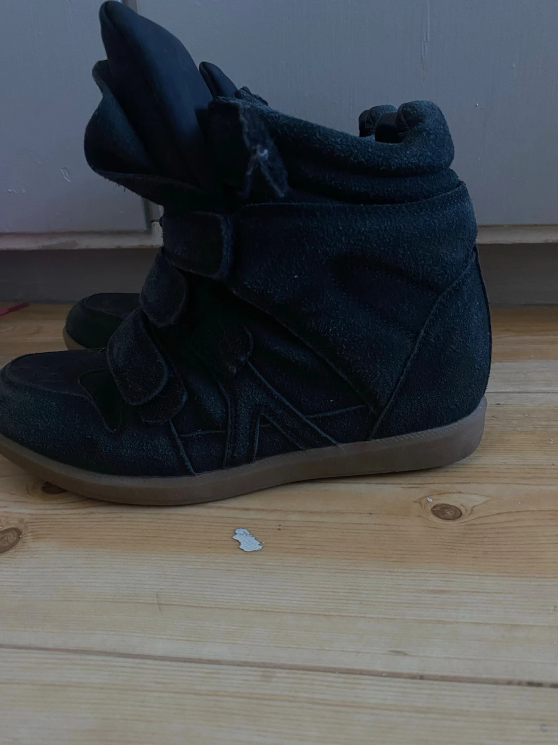 Svarta Wedges Sneakers - 1