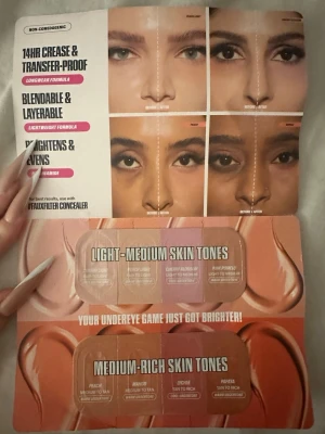 Huda Beauty FauxFilter Color Corrector - Prova Huda Beauty FauxFilter Color Corrector, en concealer med lätt formula som är blendbar och lagerbar. Finns i flera nyanser för både ljusa och mörka hudtoner. Kommer i en smidig tub med applikator och ger en jämn, uppljusande finish.