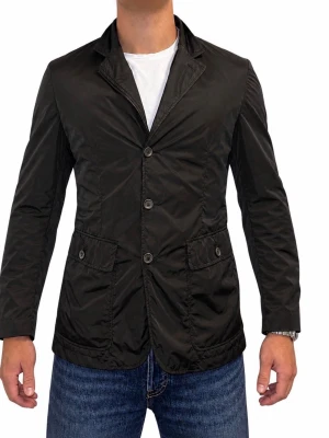Massimo Dutti kavajjacka – mörkbrun/svart – strl 52 - Stilren Massimo Dutti kavajjacka / blazer för herr i storlek EU 52. / large. Modellen på bilden är 186 cm lång. Ny pris ca 1500-2000 kr 