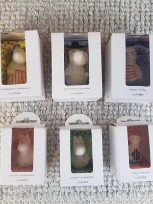 6 Mumin små figuriner  - Felfria. Porslin. Från Arabia. Säljer fler Mumin så kika gärna på mina övriga annonser också. Kan sälja dessa också separat. Packar mycket noggrant. 
