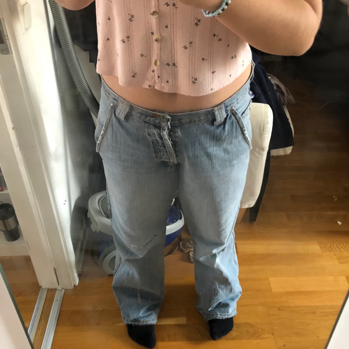 ett par jeans jag köpt ifrån plick 