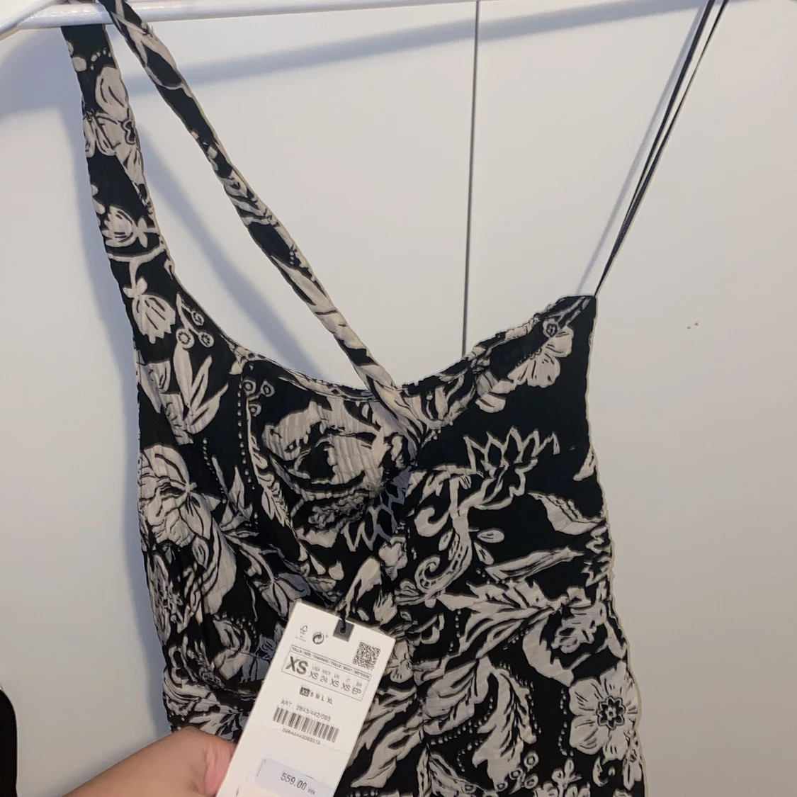 Mönstrad klänning - 91