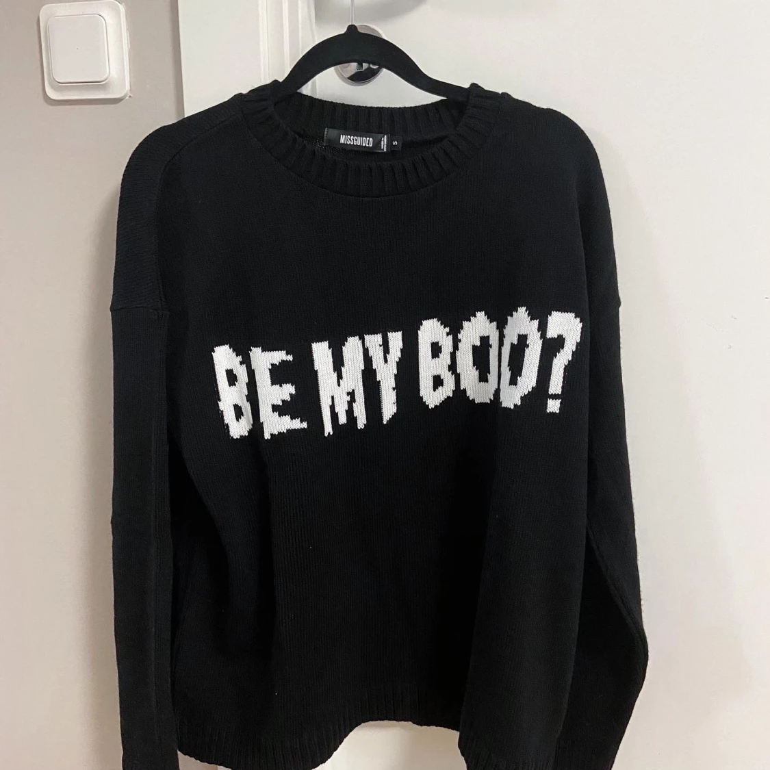 Stickad tröja strl S NYSICK