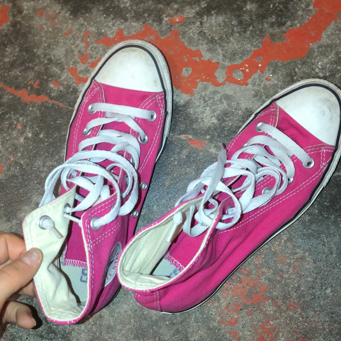 Rosa converse high tops - 90