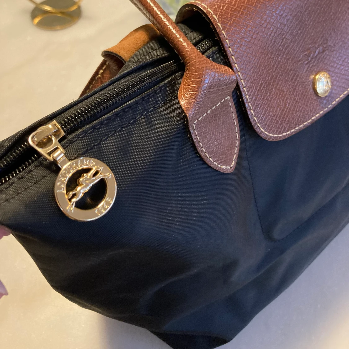 Longchamp svart väska - 90