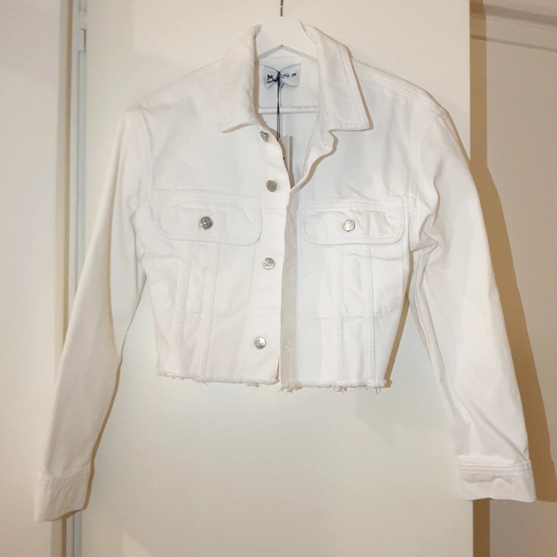 Vit jeansjacka