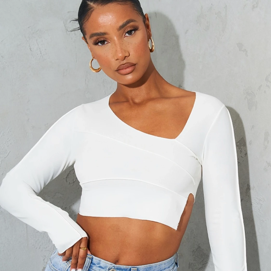 asymmetrisk topp från prettylittlething