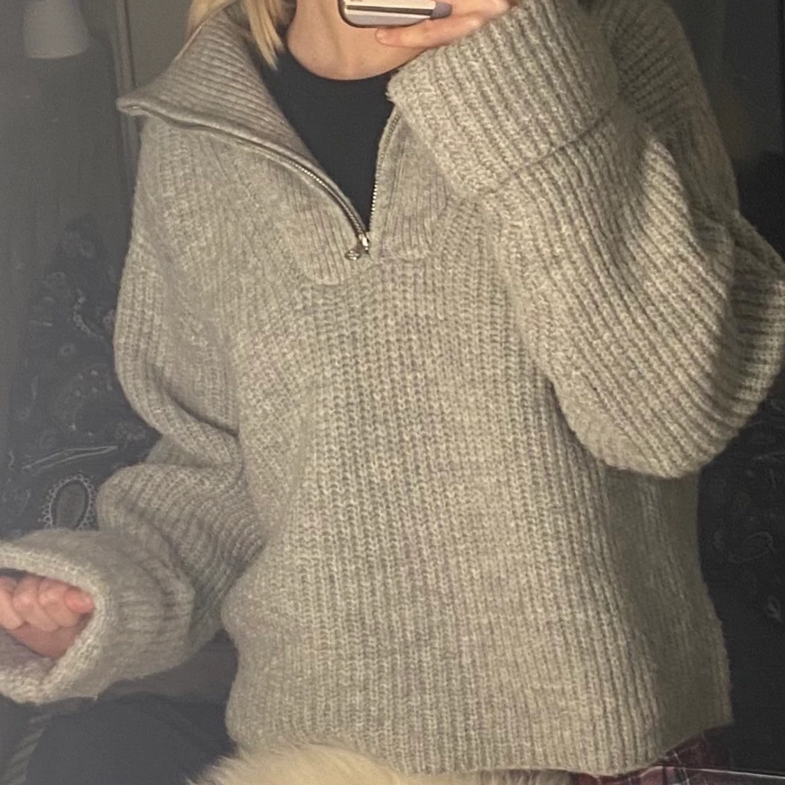 Stickad tröja - 90