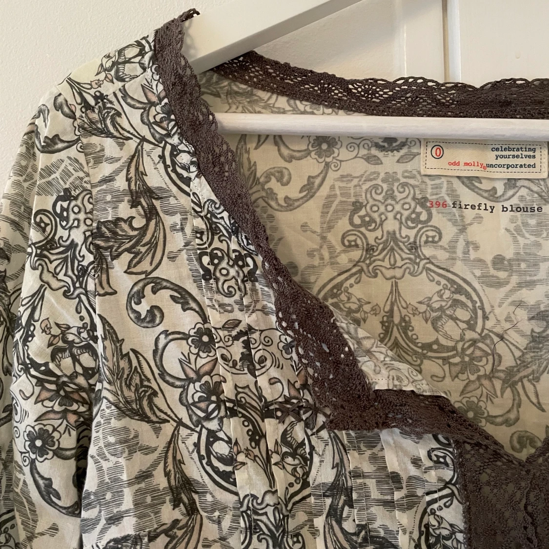 Grön odd molly blus - 91