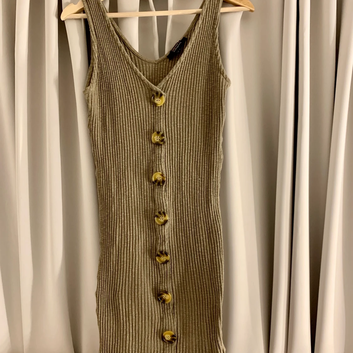 Grön sommar klänning - Forever 21 strl M