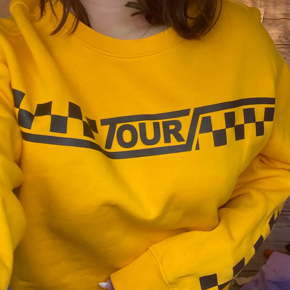 Gul sweatshirt  - 90