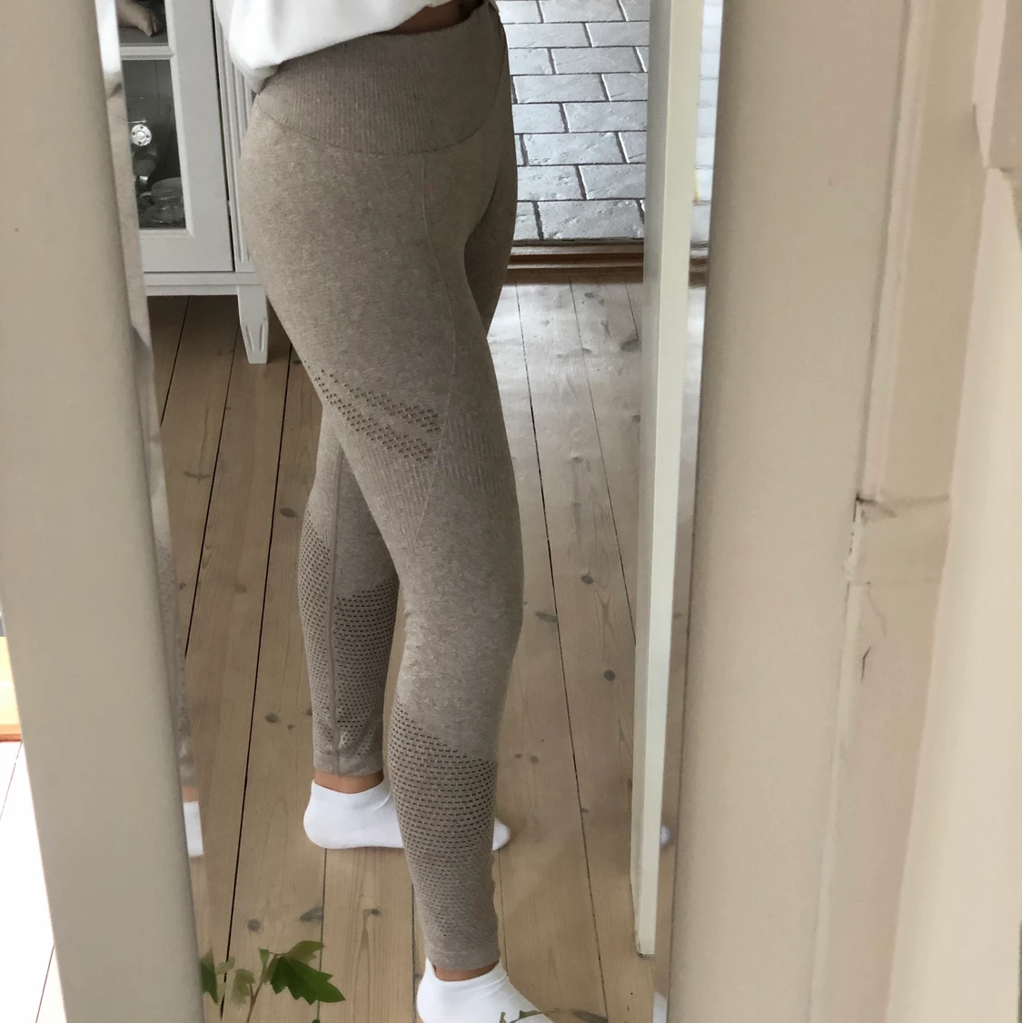 Aimn Beige Tights Strl M