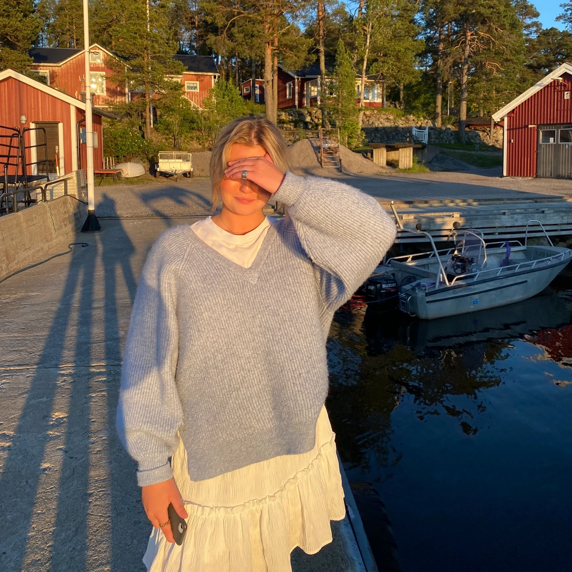 Stickad tröja  - 90