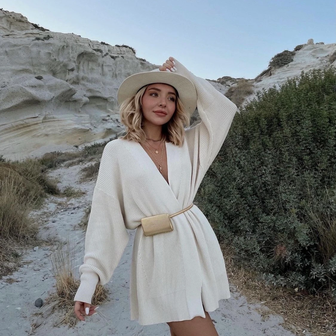 ZARA OMBLOGGAD TRÖJA KOFTA