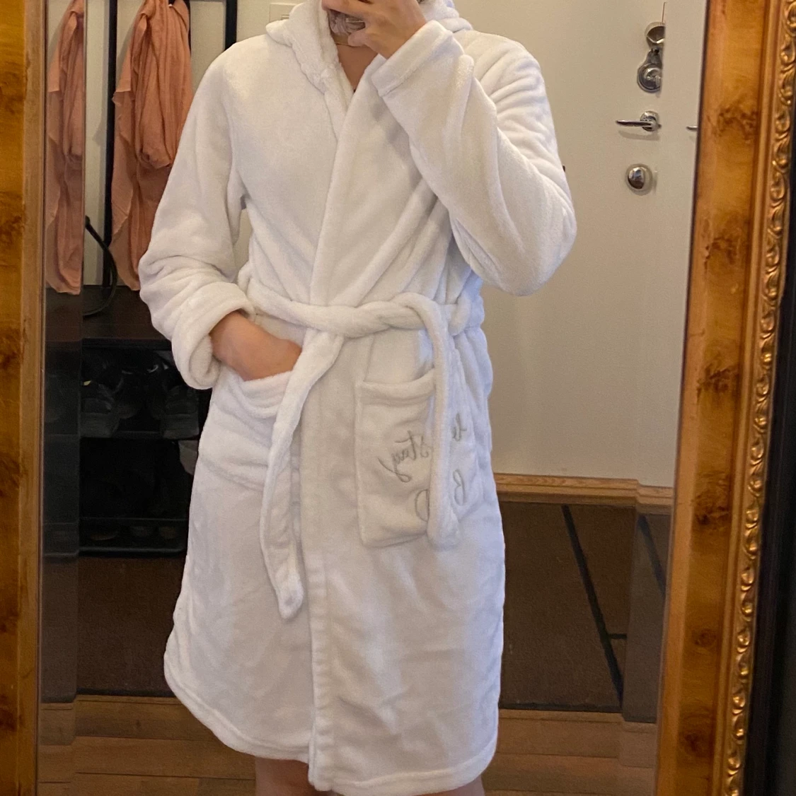 Vit morgonrock  - 90