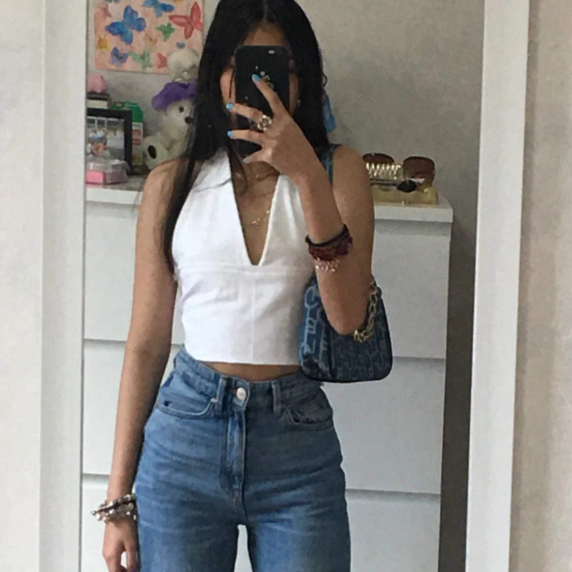 Halter neck topp (sydde själv)