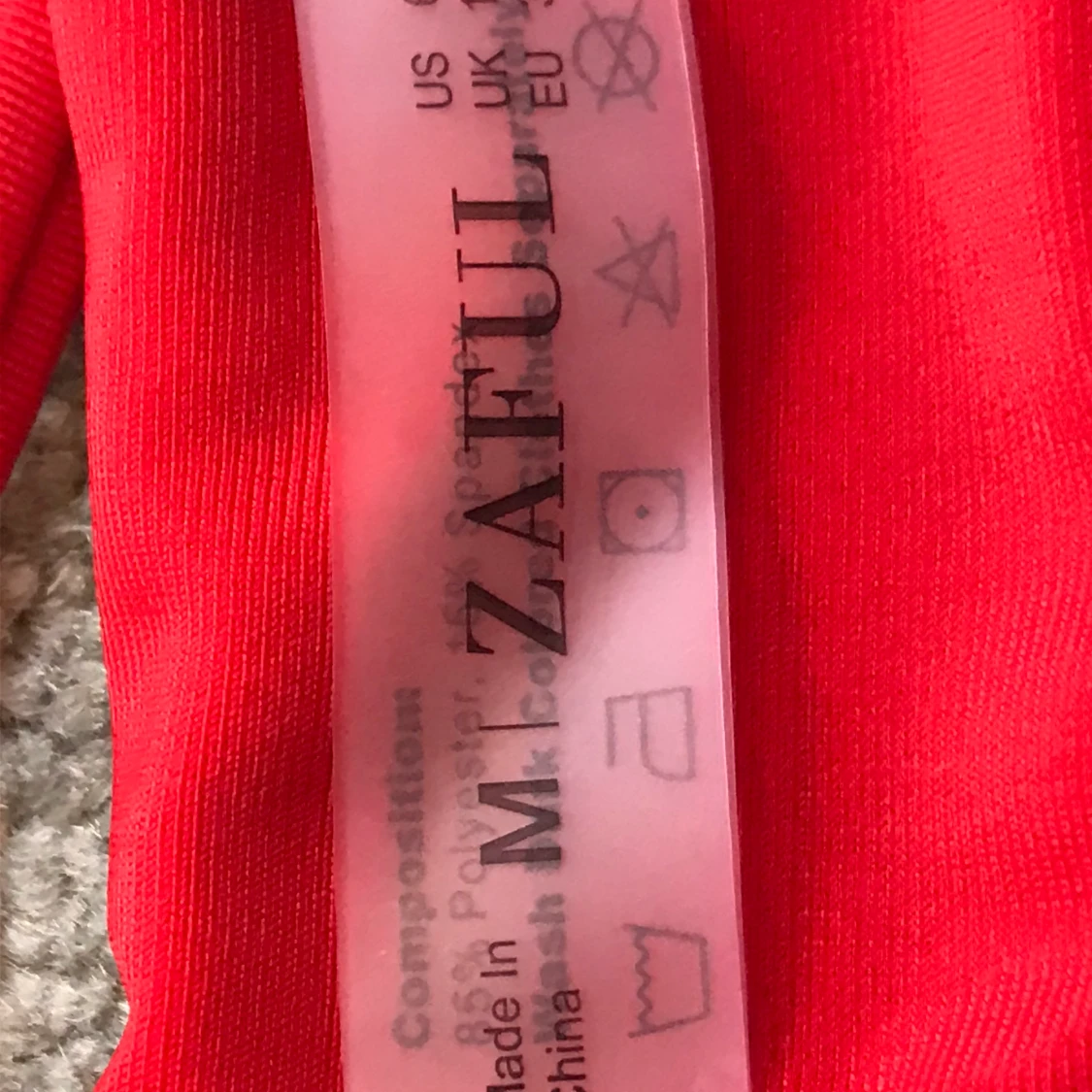 Röd bikini topp - 91