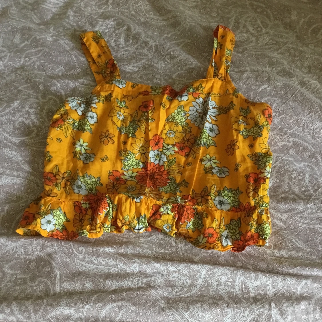 Blommiga kottom summer kropptop