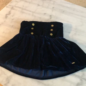 gullig velour minikjol - gullig velour minikjol