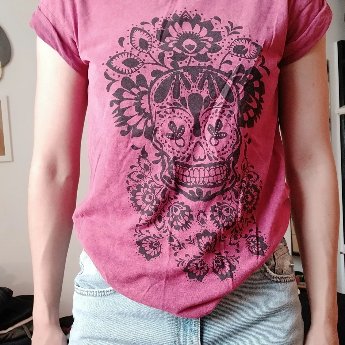 Mönstrad t-shirt - 91