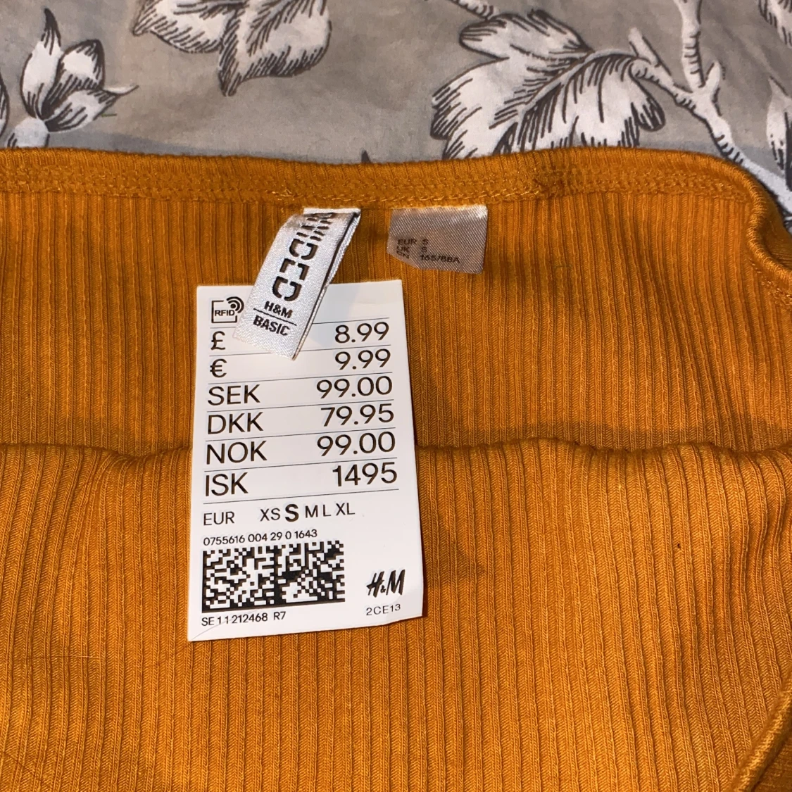 Gul tub klänning  - 90