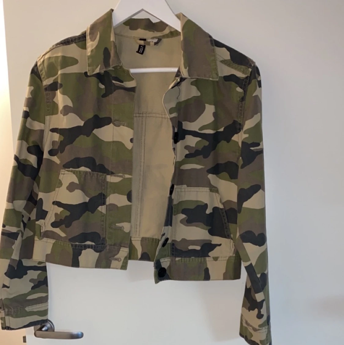 Militärfärgad Jacka 