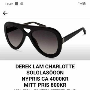 DEREK LAM CHARLOTTE SOLGLASÖGON  - Snyggaste jag sett på länge,