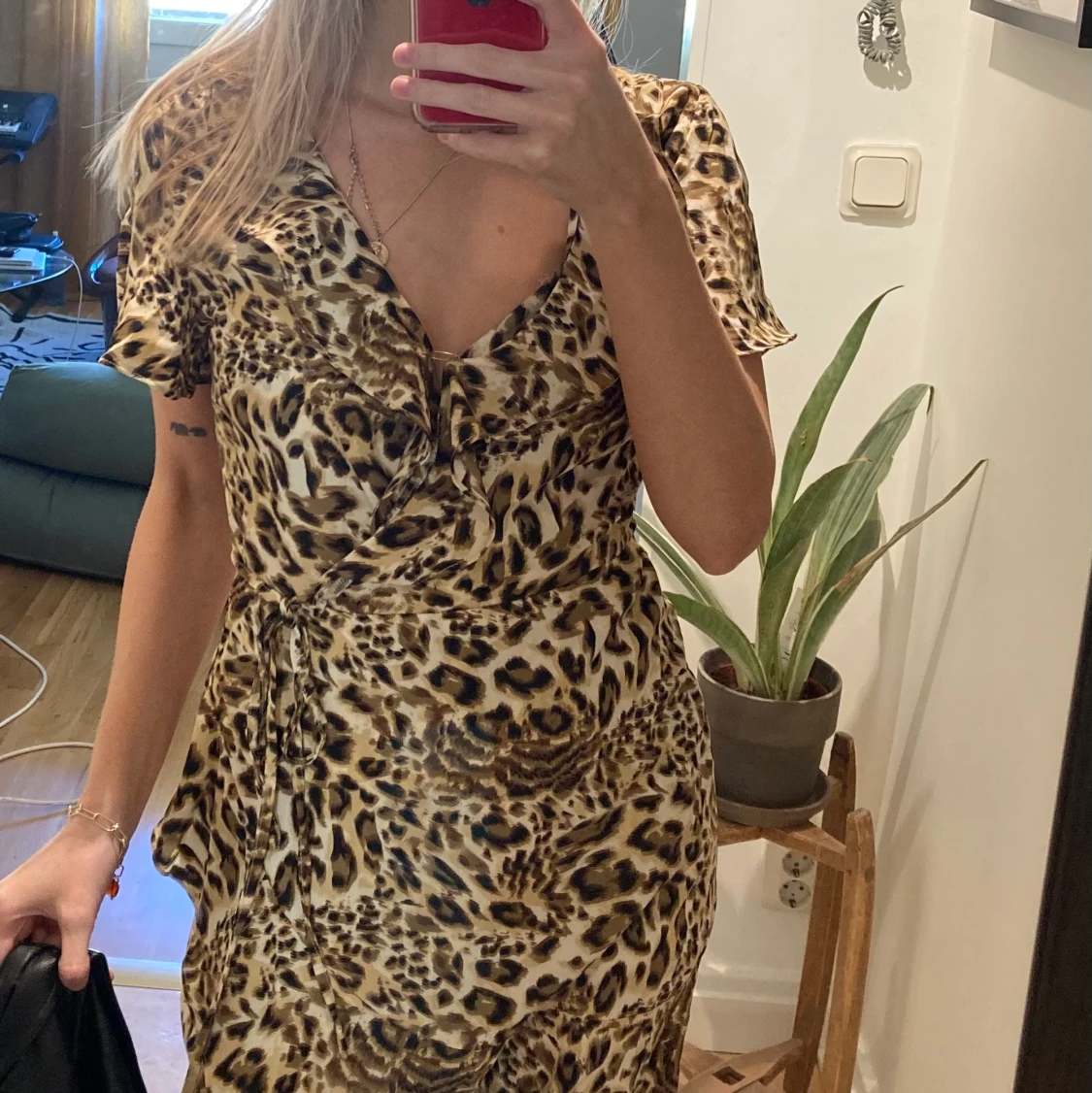 Leopard klänning - 90