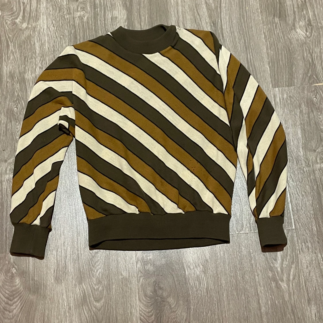 randig brun tröja - 91