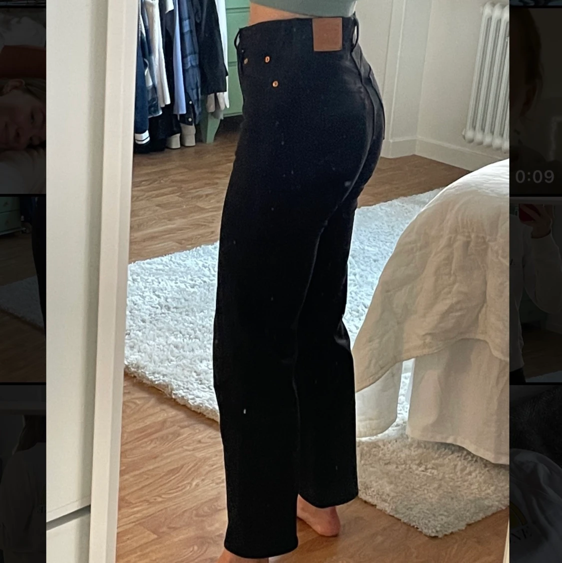 Levi’s svart ribcage - 90