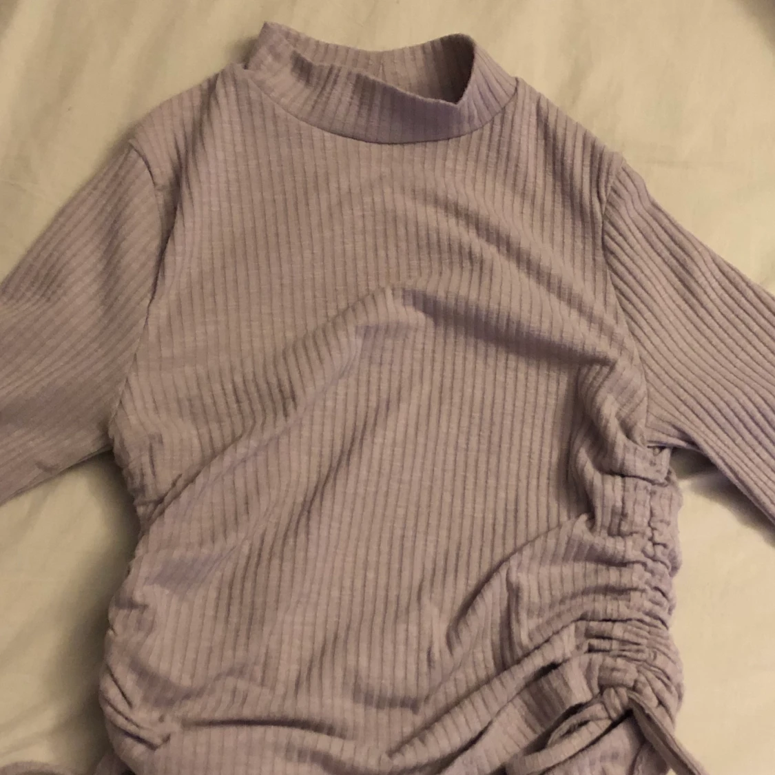 Lila långärmad tröja