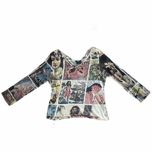 Tröja med tryck - Jättecool tröja med tryck😍 storleken säger 42 men skulle säga att den passar S-L👍