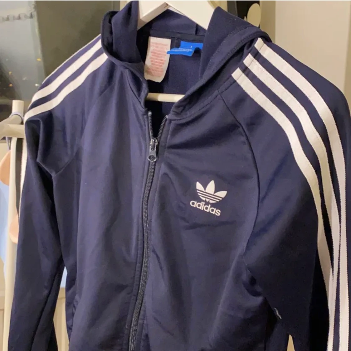 Adidas kofta med zip - 90