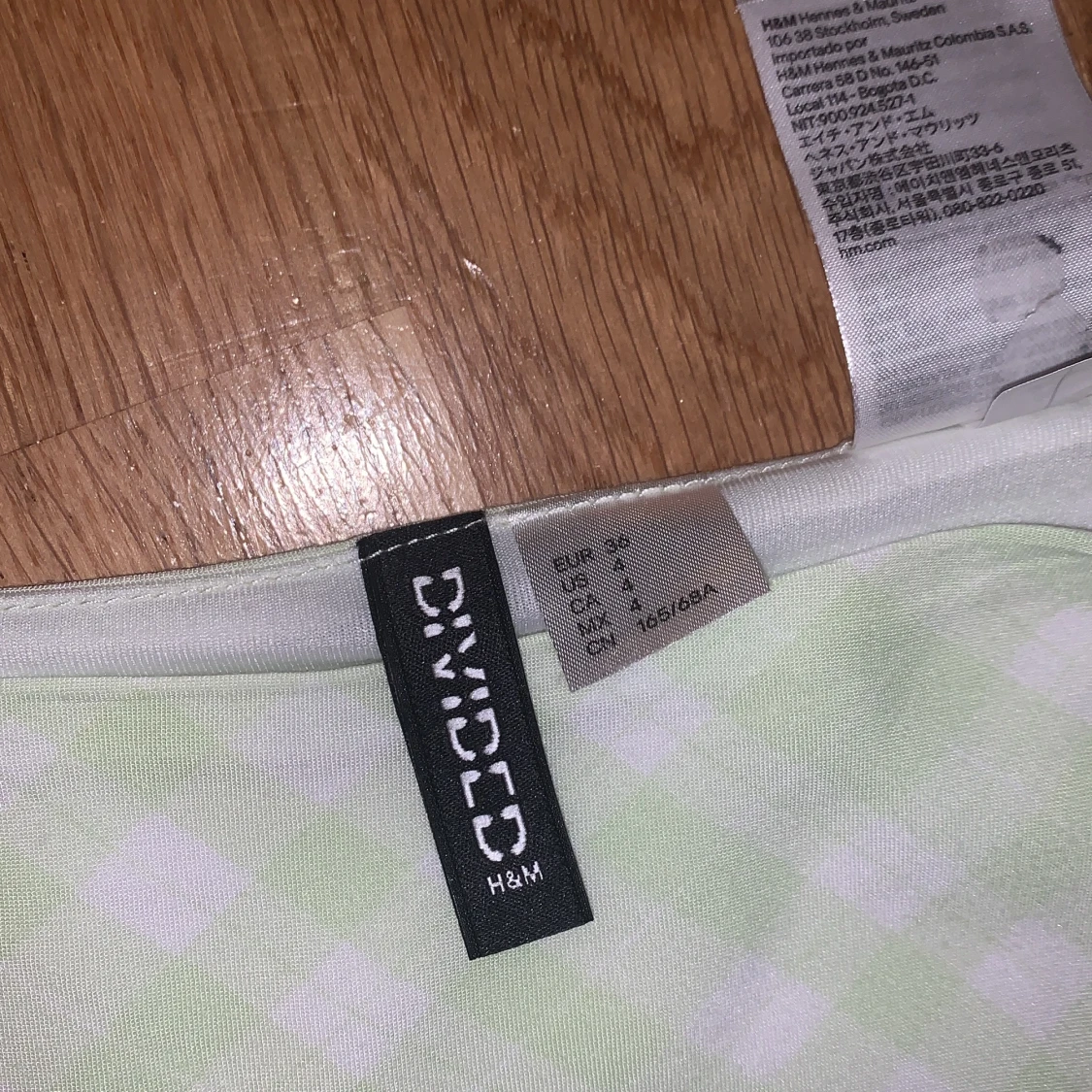 Grön rutig kjol  - 90