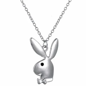 Halsband - Söta playboy halsband i rostfritt stål!! Köparen står för frakten🖤