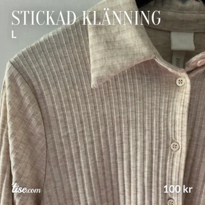 Stickad klänning HM - Perfekta höstplagget! Riktigt snyggt med ett par kängor till🔥 