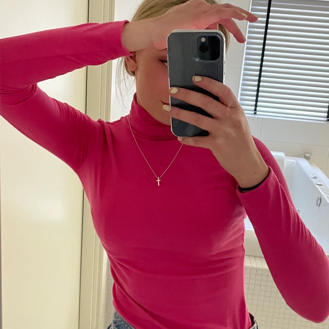 Tröja med polokrage 