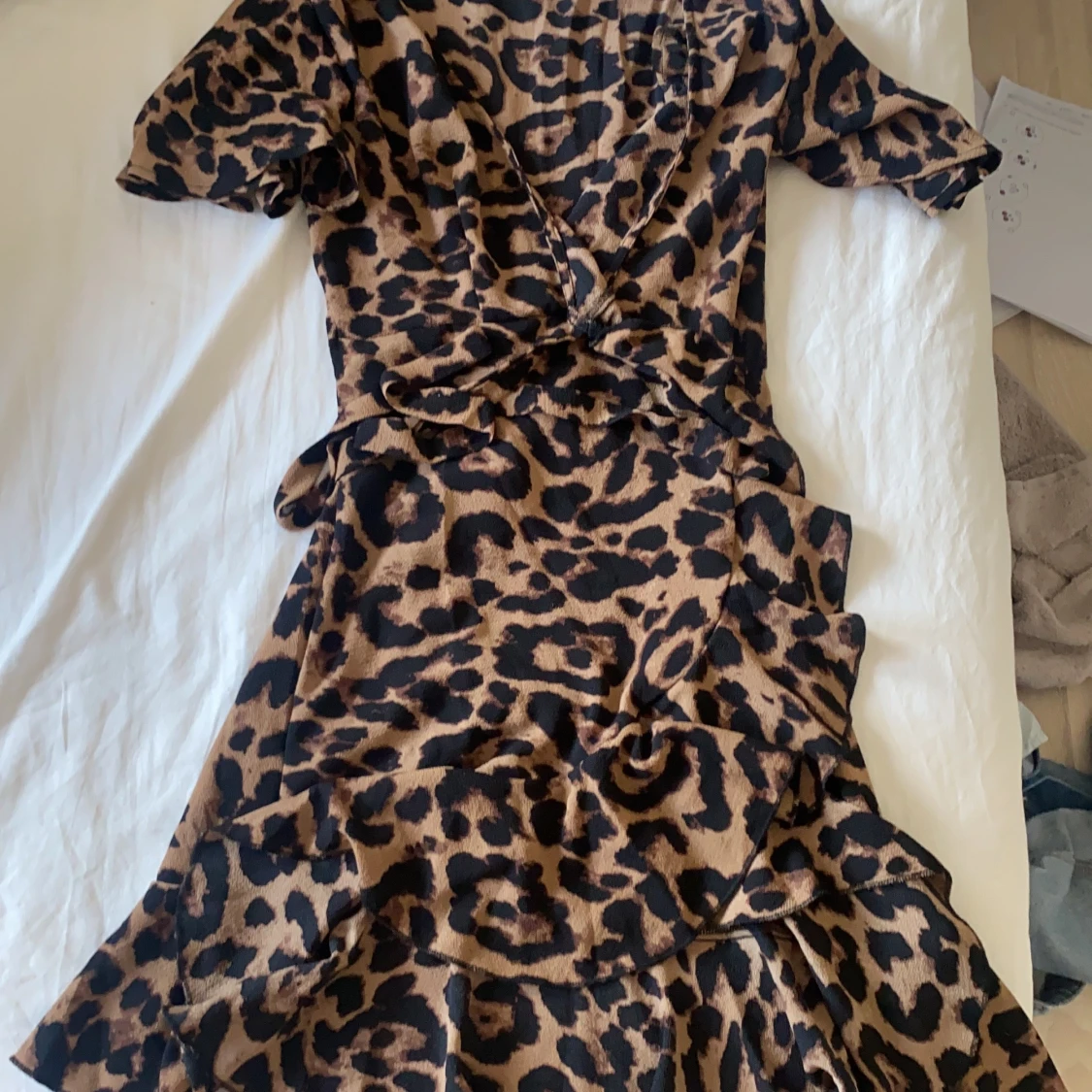 Leopard klänning  - 90