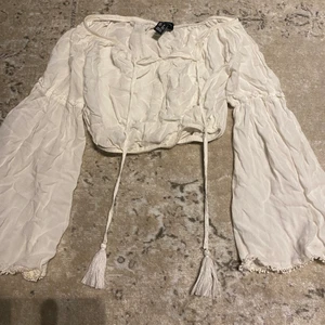 crop top - Vit croppad