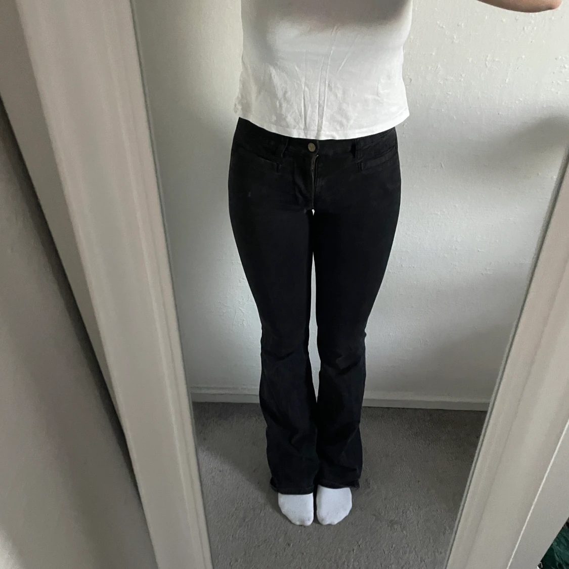 Lågmidjade jeans
