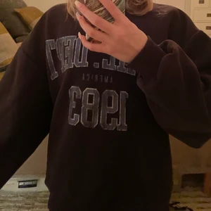 Gina tröja - En grå/blå Gina tröja köpt för 250. Storlek XS men är lite oversize så skulle säga att den passar s-m. Jätteskönt material 