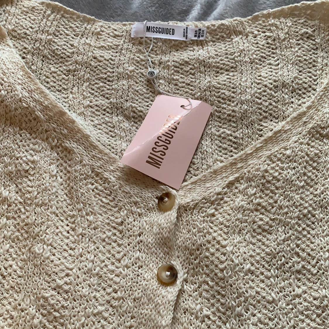 Missguided stickad långärmad tröja - 91